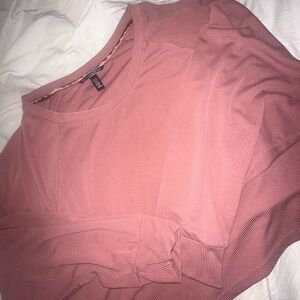 Victoria's Secret Dusty Rose Long Sleeve Tee